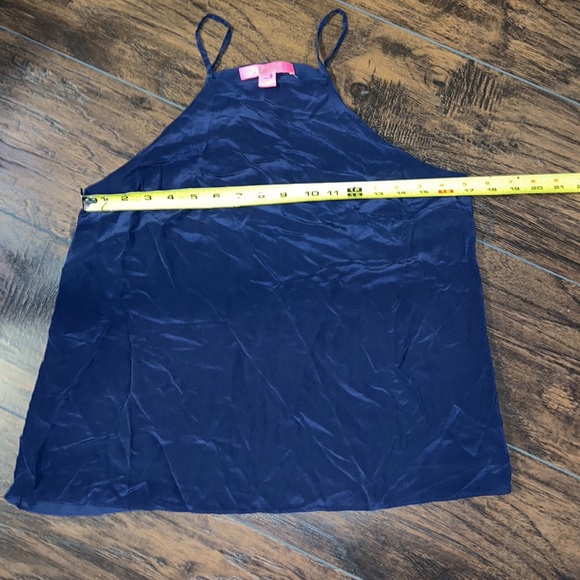 Lilly Pulitzer “Rae” Square Neck Silk Tank - Picture 12 of 13